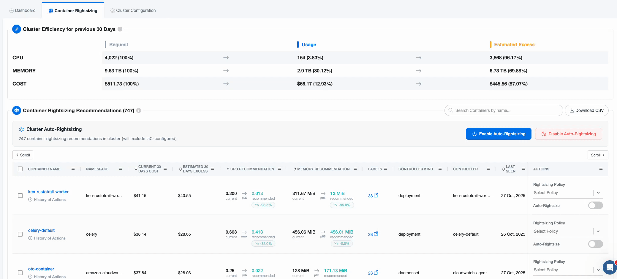enable-spark-rightsizing
